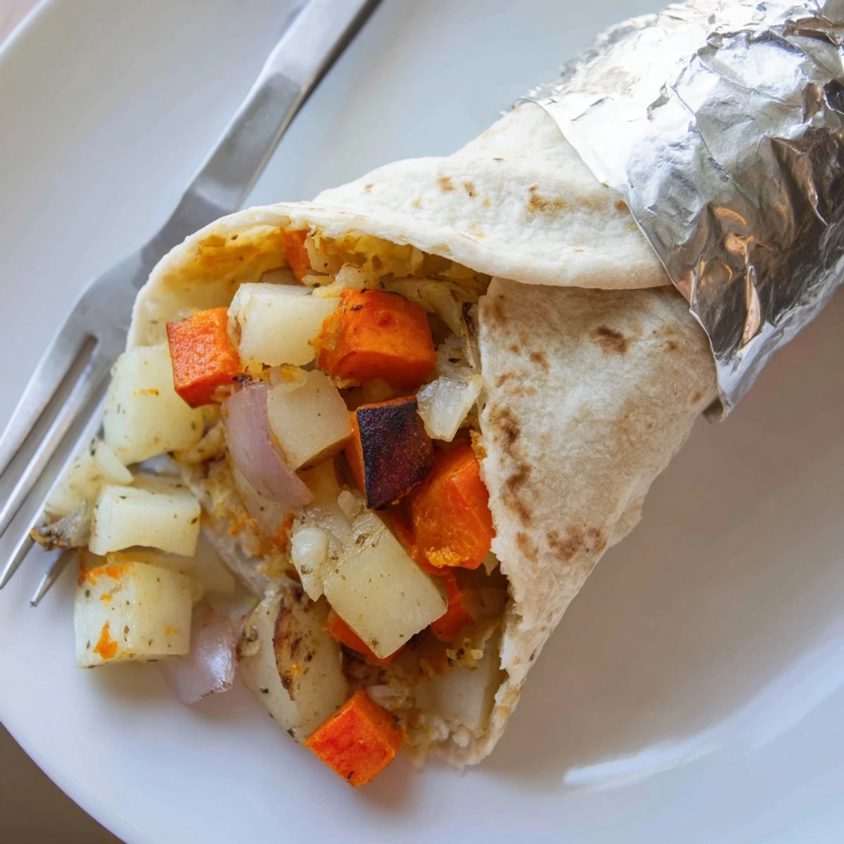 Delicious Budget-Friendly Roasted Veggie Wraps, perfect for a quick, healthy meal.