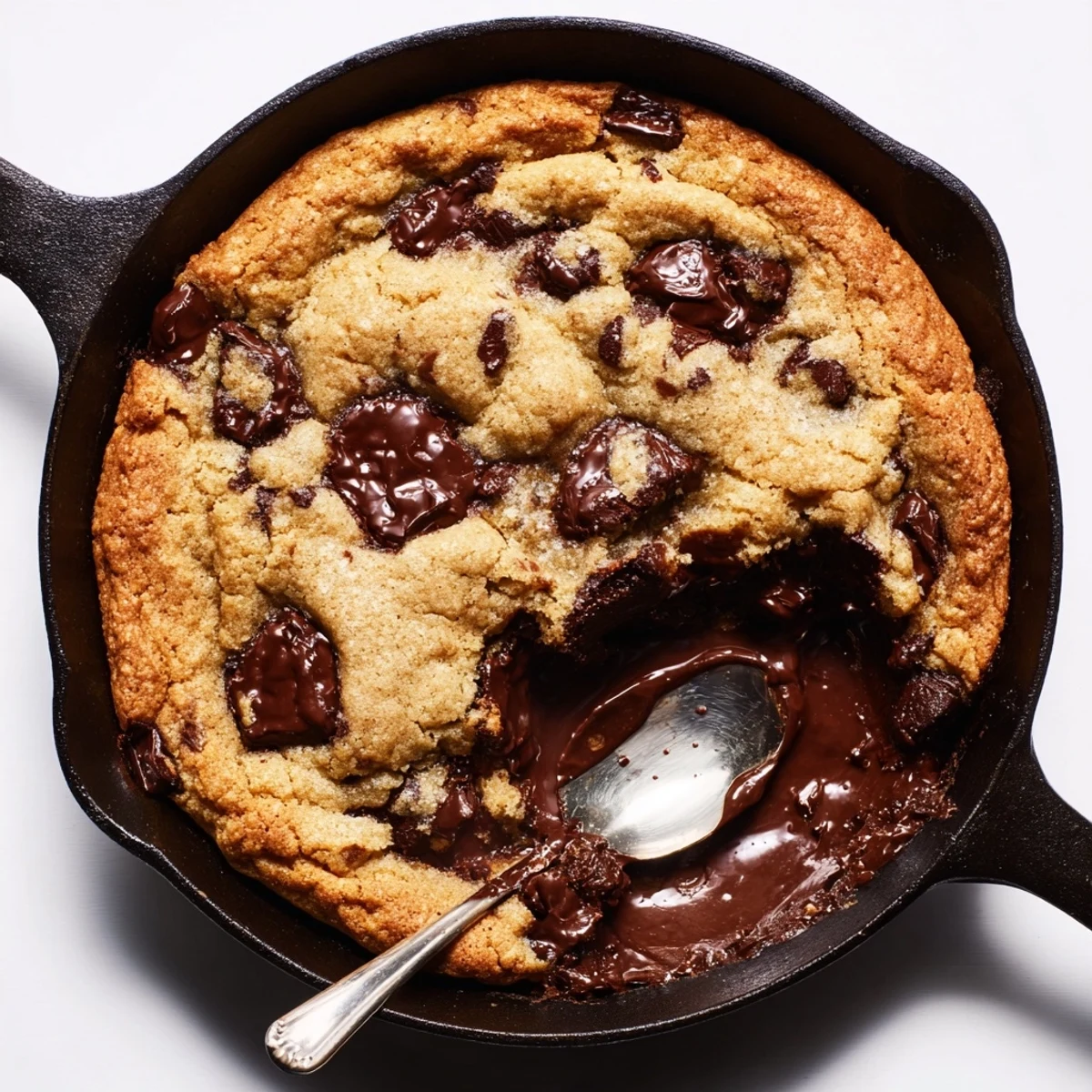 Skillet Chocolate Chip Cookie