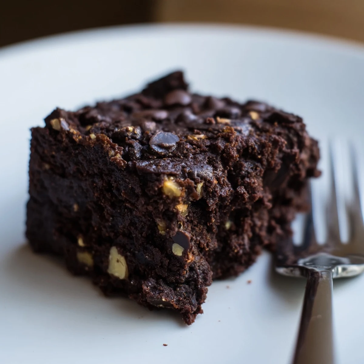 Deliciously moist zero-waste brownies made from leftover nut-milk pulp, guilt-free indulgence.  