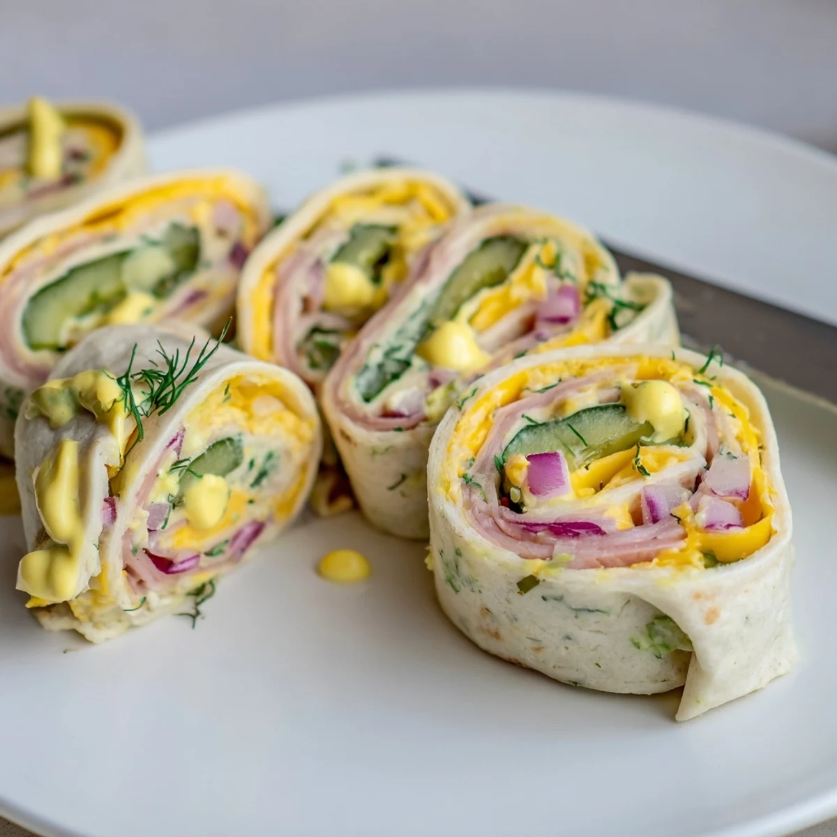 Crispy Pickle-in-a-Blanket rolls with cheese, perfect for game day snacking.  