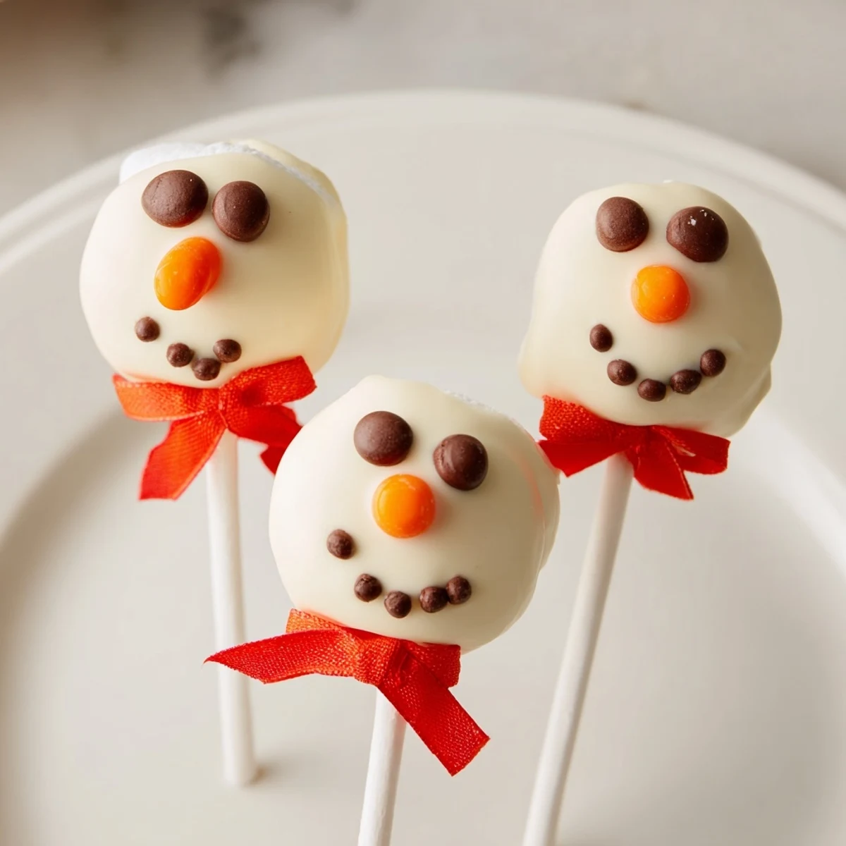 Enjoy homemade Express Snowman Marshmallow Pops: a fun, quick, and cheerful treat perfect for anyone!