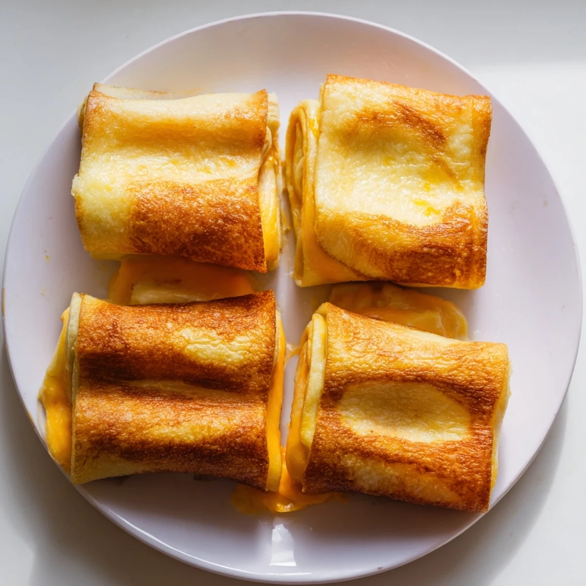 Golden, melty Easy Christmas Grilled Cheese Rollups, perfect for dipping in warm tomato soup.