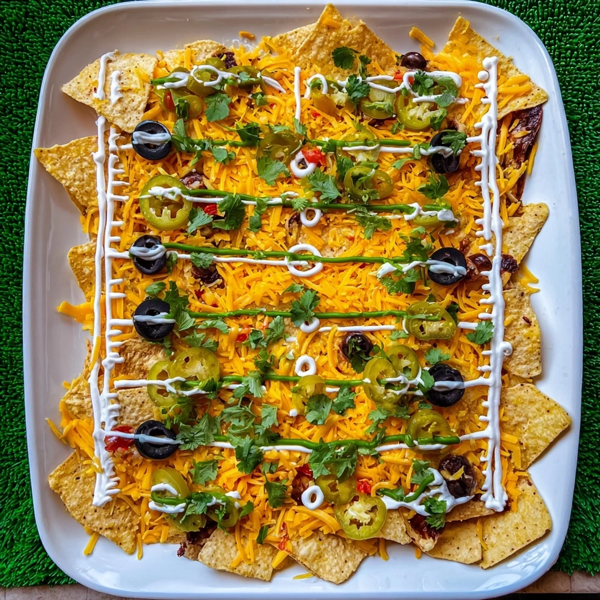 Football Field Nacho Platter