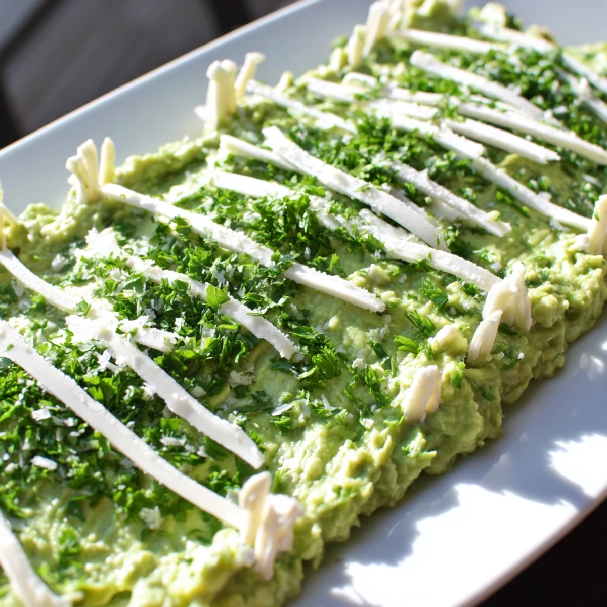 A fun, festive Game Day Football Field Snack Board with mozzarella yard lines and delicious dippers.