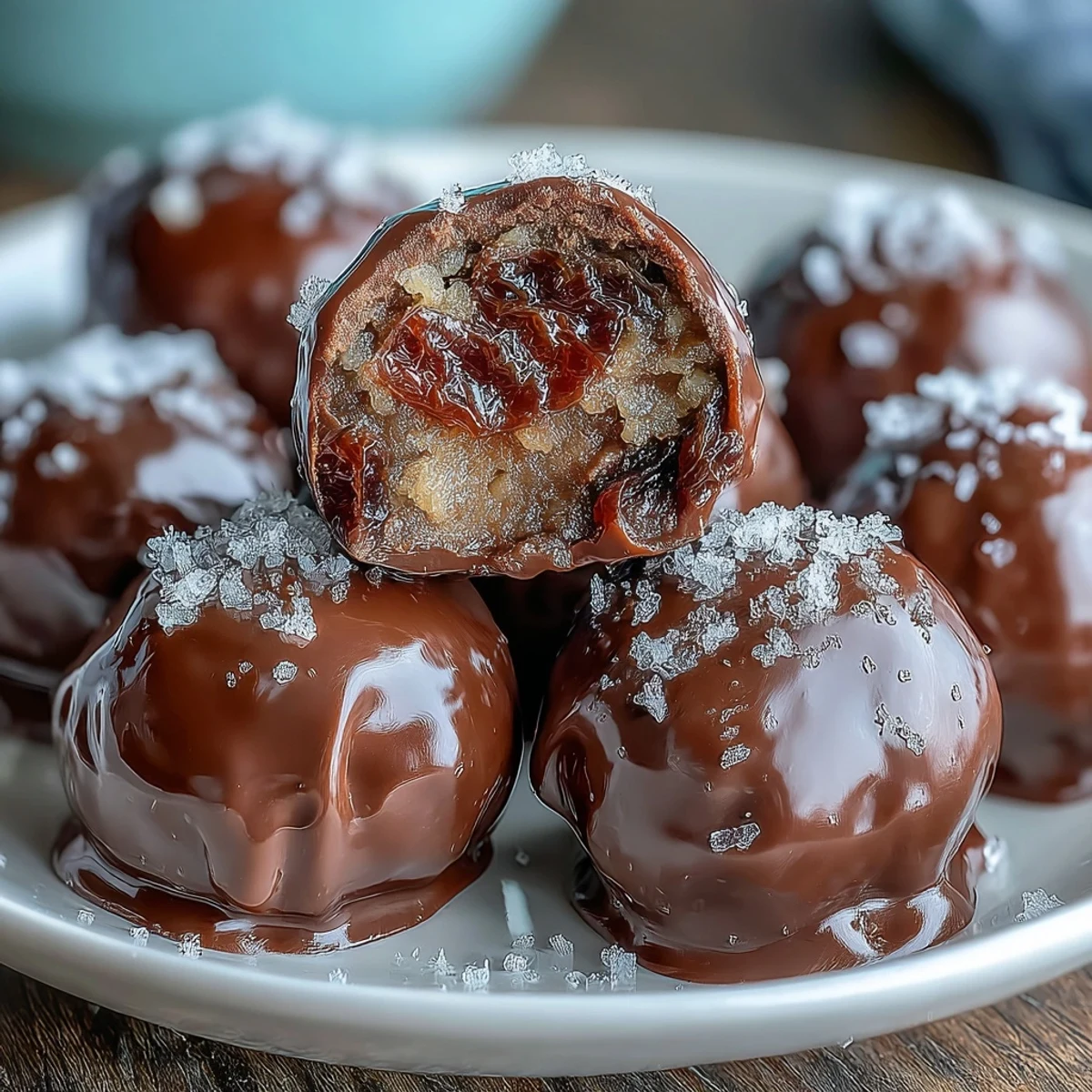 Rich, creamy dark chocolate ganache truffles infused with candied orange zest, beautifully coated for a luxurious homemade treat.
