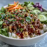 Spicy Bang Bang Turkey Rice Bowls