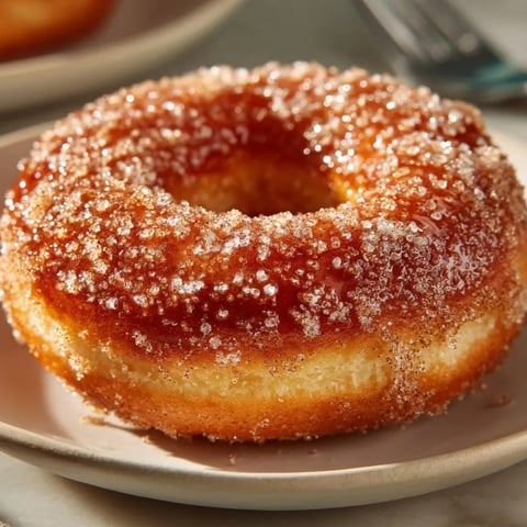Warm apple cider doughnuts, freshly baked and coated in cinnamon sugar, ready to eat.