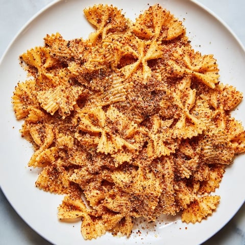 Crispy Pasta Chips Seasoned Variety, perfect for dipping in your favorite sauces.  