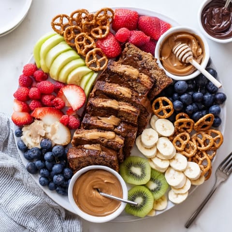 Caramel Banana Bread Charcuterie