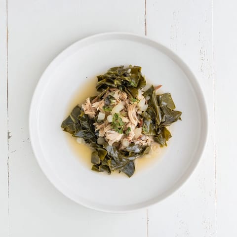 Southern collard greens smoked turkey