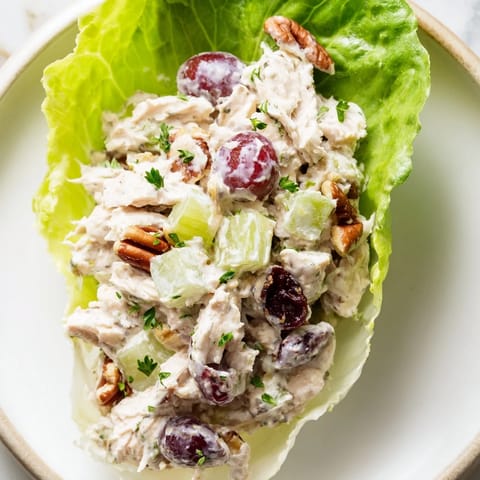 Simplified Festive Chicken Salad Cups