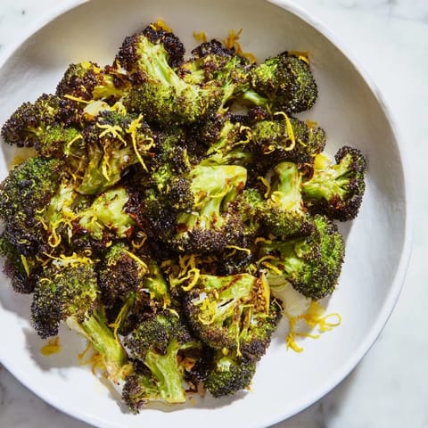 Lemon Garlic Roasted Broccoli