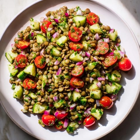 Lentil Salad with Mustard Vinaigrette