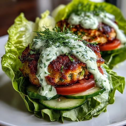 Lightened-Up Turkey Burger Lettuce Wraps #570