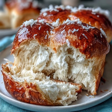 Soft, golden Japanese milk bread loaf with a pillowy texture, perfect for making sandwiches or enjoying with butter.