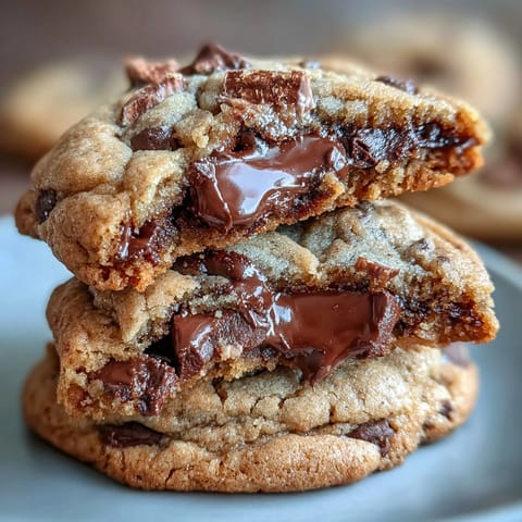 Chewy brown butter pumpkin chocolate chip cookies fresh from the oven, perfect for fall.