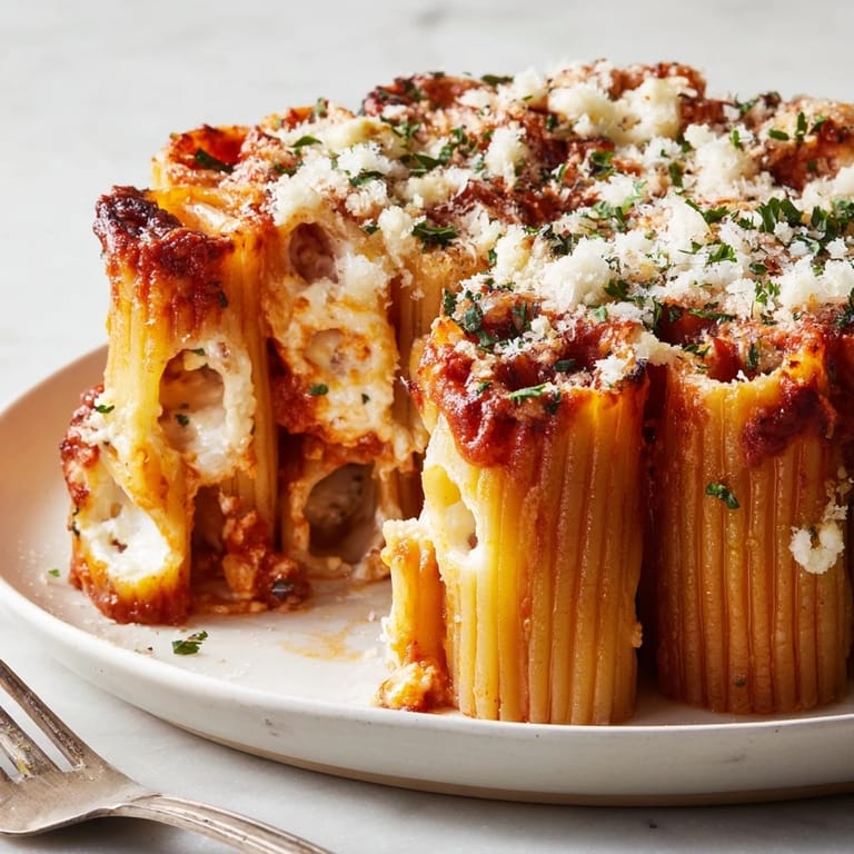 Mouthwatering Honeycomb Pasta Cake served warm, perfect for family gatherings and celebrations.