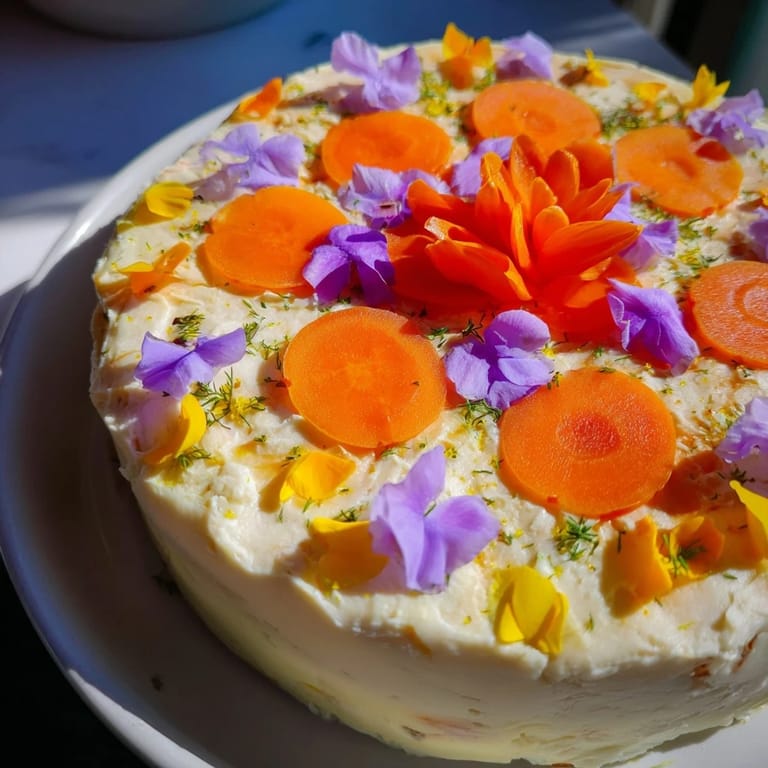 A close-up of beautifully decorated fairy garden flower shaped snacks, perfect for a whimsical party treat.