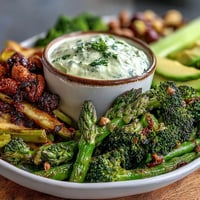 A festive St. Patricks Day treats board overflowing with green snacks and colorful dips for sharing.